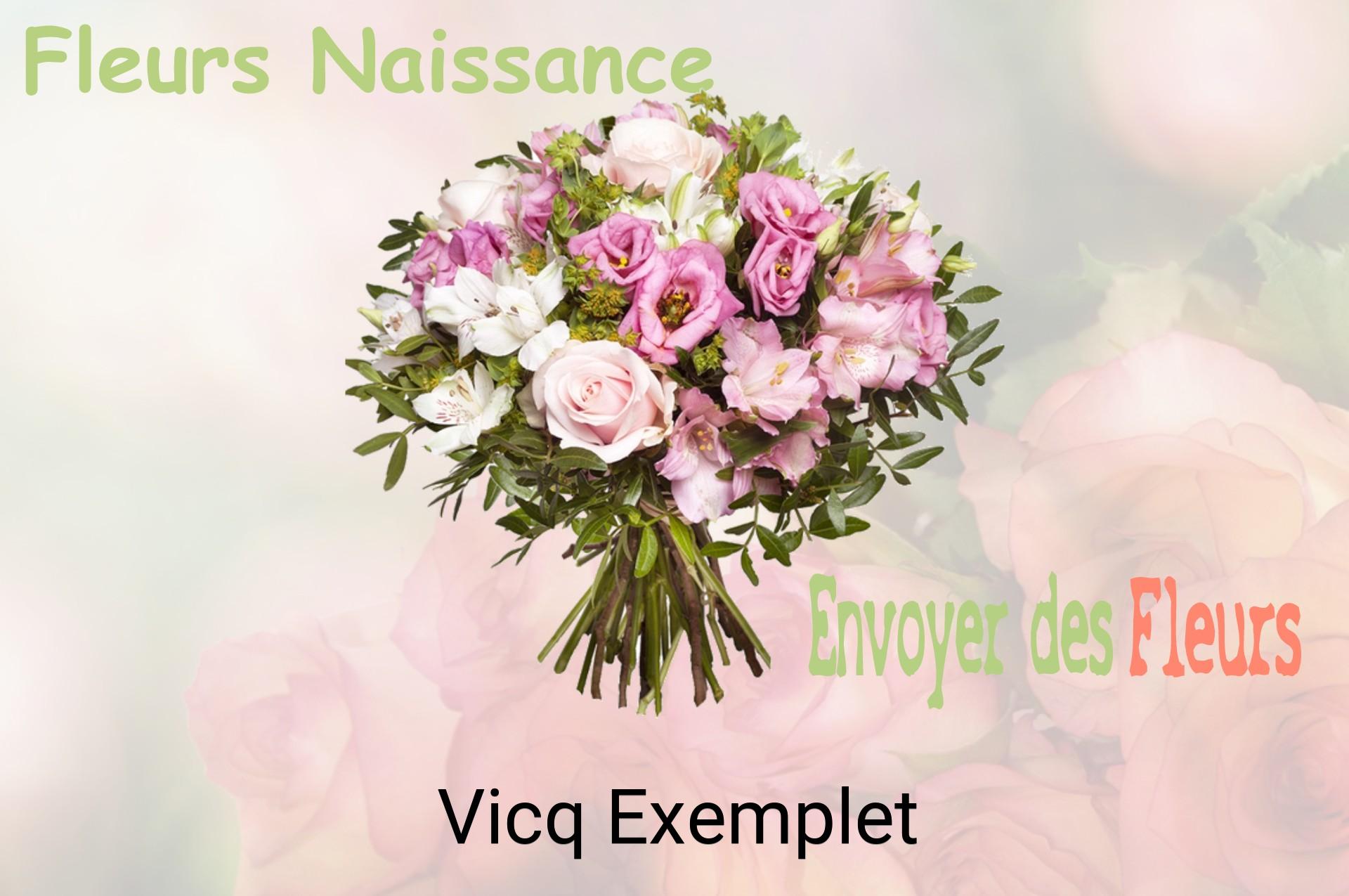 Bouquet de fleurs de naissance livré à Vicq-Exemplet