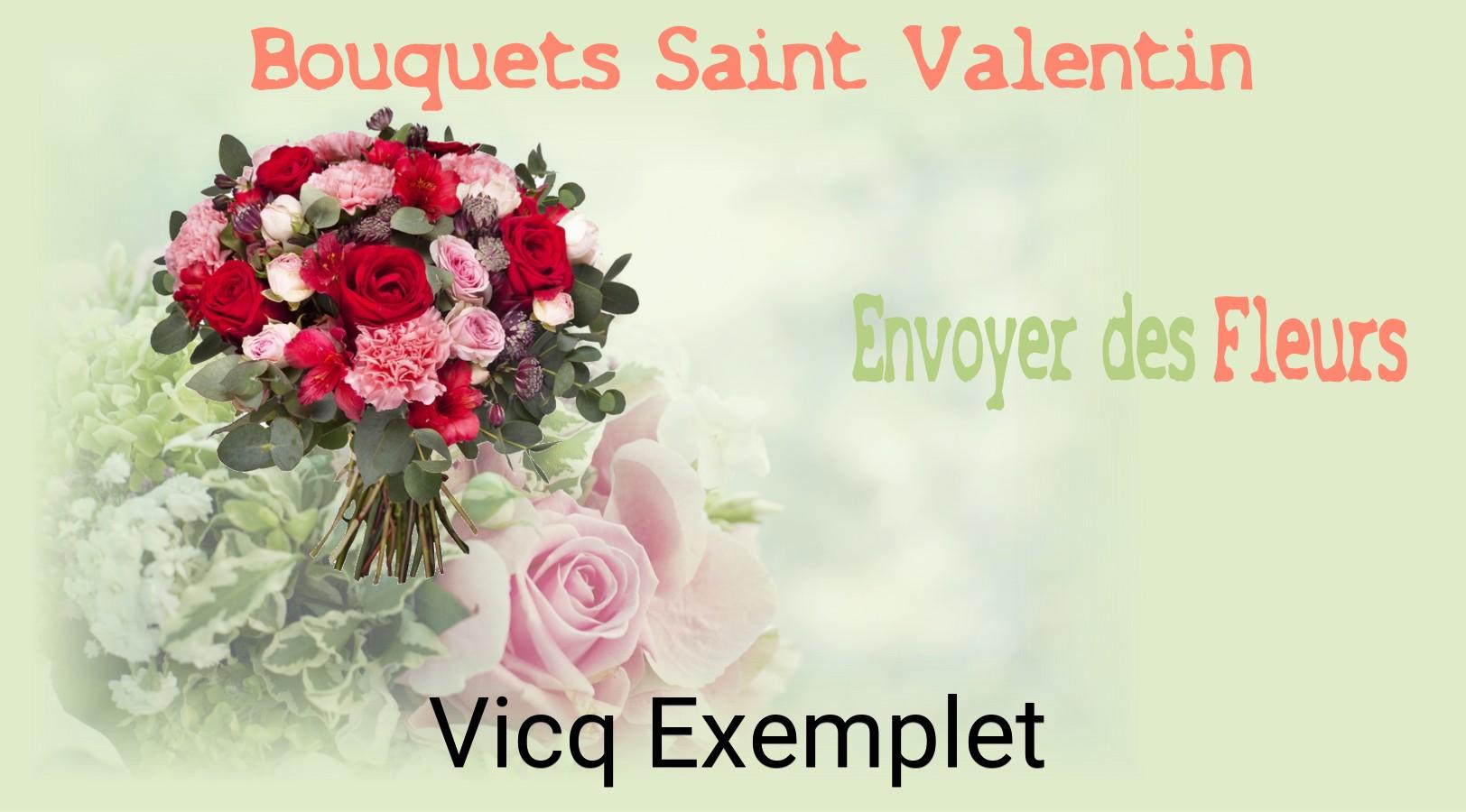 Roses de Saint-Valentin livrées à Vicq-Exemplet